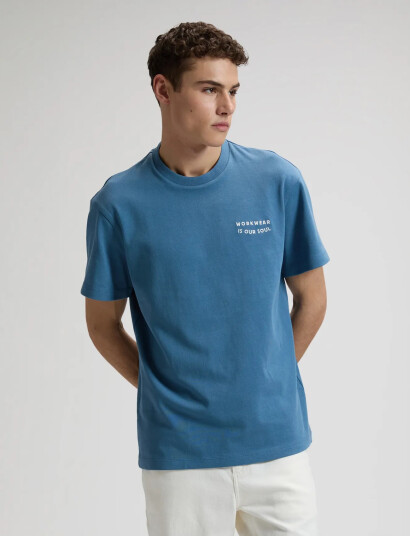 Lee Jeans Workwear Soul Tee   Blue   L x 00