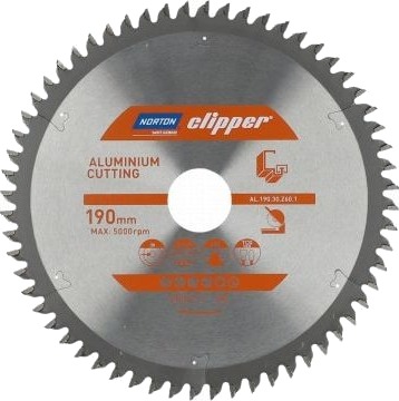 Norton Kappeskive 190 Mm X 30 Mm X 60 Mm Aluminium (2,6 / 1,8)