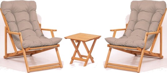 Parvez Balkonggruppe 2 seter Beige