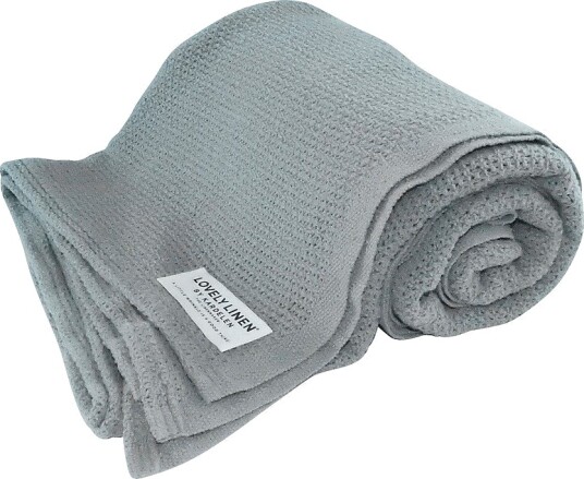 Lovely Linen Lovely Cotton pledd Grå