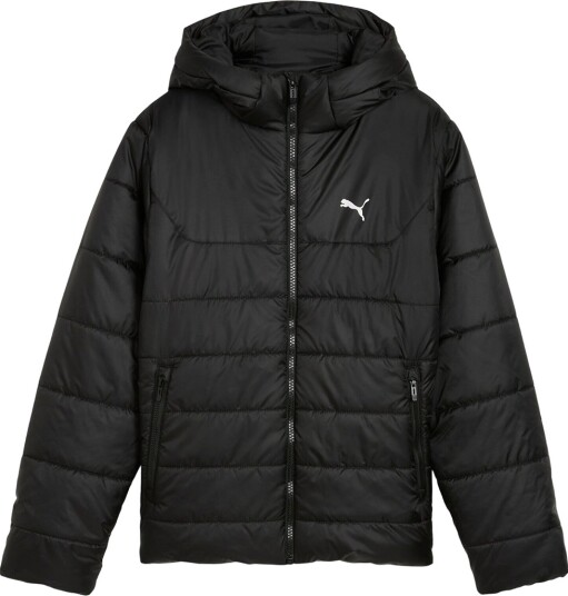 Puma Jakke Ess Hooded Padded Svart Puma Jakke Ess Hooded Padded Svart