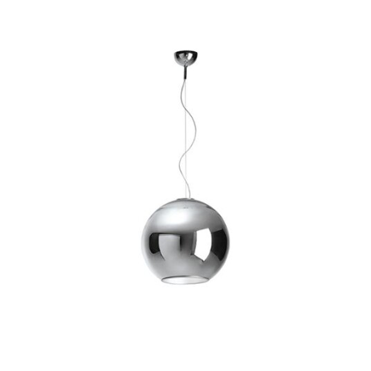 FontanaArte Globo Di Luce Taklampe Liten Krom FontanaArte Globo Di Luce Taklampe Liten Krom