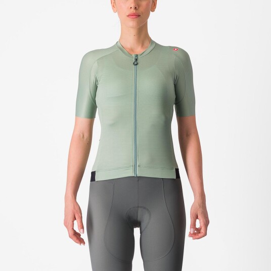 Castelli Espresso W Jersey til Kvinner i Defender Green/Deep Green