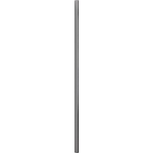 Dansani Match utvidelsesprofil, modell C & F, rørgjennomføring, krom chrome 199.5 cm x 2 cm x 6 cm