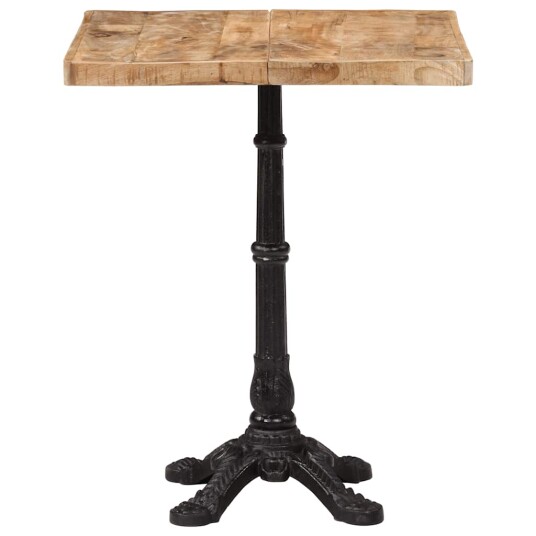 vidaXL Bistrobord 60x60x77 cm grovt mangotre vidaXL Bistrobord 60x60x77 cm grovt mangotre