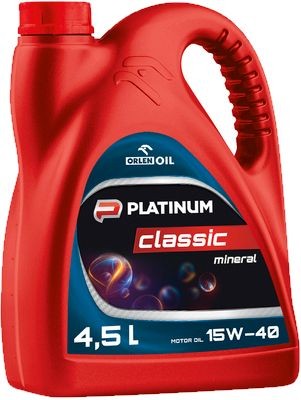 Motorolje ORLEN PLATINUM CLASSIC MINERAL 15W-40 4.5L Motorolje ORLEN PLATINUM CLASSIC MINERAL 15W-40 4.5L