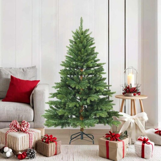  Kunstig sammensatt juletre grønn 150 cm PVC PE og stål