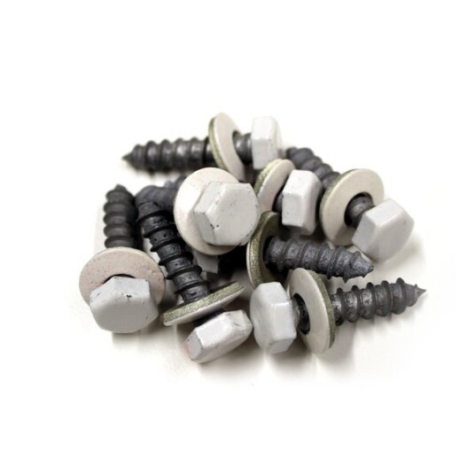 Palmako Treskruer m8 35 mm hvit 8 stk Palmako Treskruer m8 35 mm hvit 8 stk