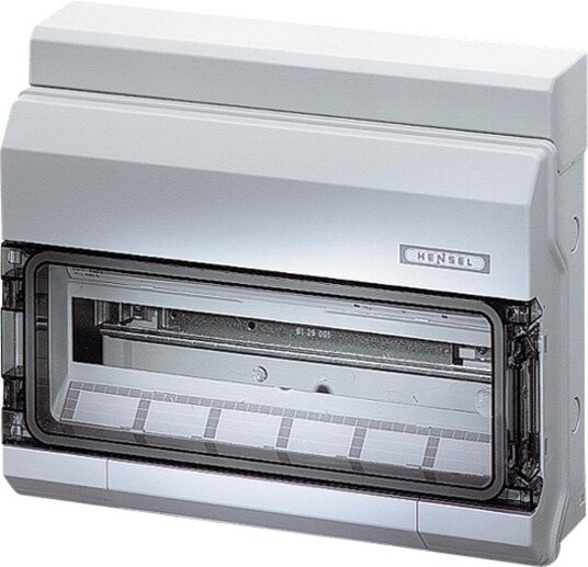 Hensel KV 1518 Normkapsling 1 Rad IP54 18 Moduler Elfordeling & Strømforsyning