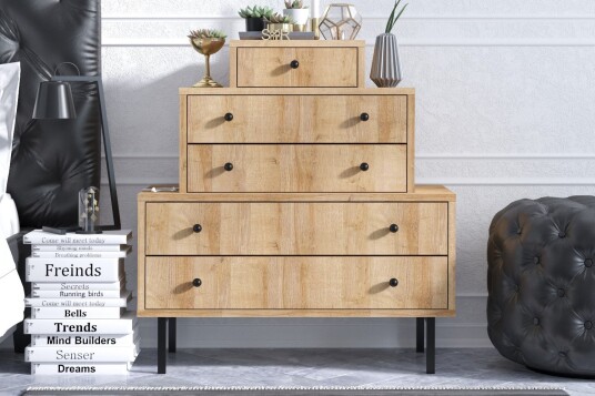 Kommode Asserlund Brun