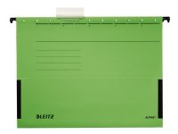 Leitz ALPHA - Hengefil - V-sokkel - for A4 - med fliker - grønn