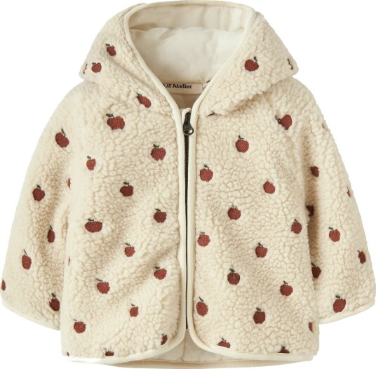 Lil"Atelier Nbfnalo Sia Loose Sherpa Jacket Lil Cream 74 Lil"Atelier Nbfnalo Sia Loose Sherpa Jacket Lil Cream 74