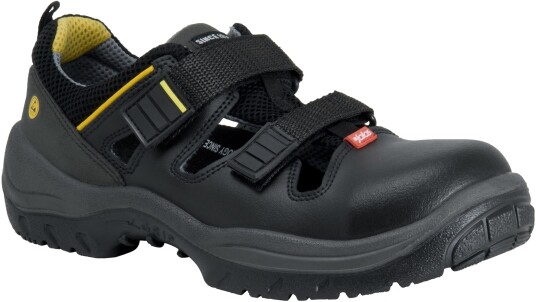 Jalas 3100 Monza Grip Vernesandal S1 aluminiumhette svart/gul Str. 36 Sko Jalas 3100 Monza Grip Vernesandal S1 aluminiumhette svart/gul Str. 36 Sko