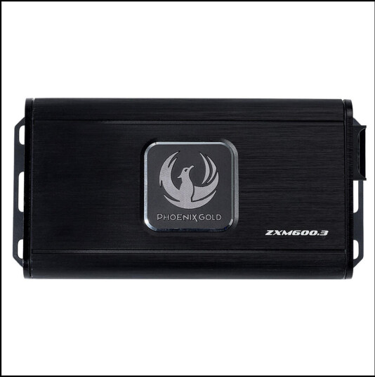 Phoenix Gold ZXM600.3 3-kanalsforsterker Mini 2x125+350W RMS i 2 Ohm Klasse D Phoenix Gold ZXM600.3 3-kanalsforsterker Mini 2x125+350W RMS i 2 Ohm Klasse D