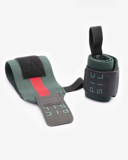 Picsil Wrist Wraps Green Red -