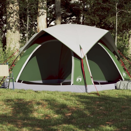 Campingtelt 4 personer grønn vanntett Campingtelt 4 personer grønn vanntett