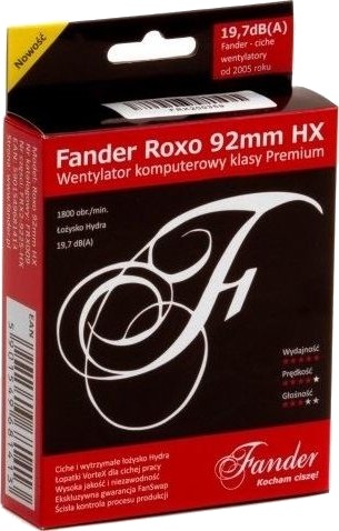 Fander Roxo 92mm Vifte Hx Frx2-9225-Hx 