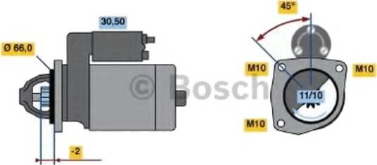 BOSCH 0 986 013 240 Starter BOSCH 0 986 013 240 Starter
