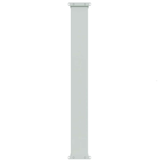 vidaXL Uttrekkbar sidemarkise 117x600 cm grå