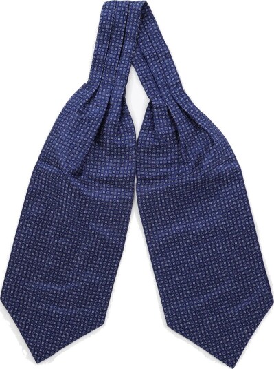 Nohr Studio Max Silk Ascot Blå ONE SIZE