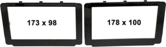 2 Din Kit Toyota Hilux 2015 > Sort