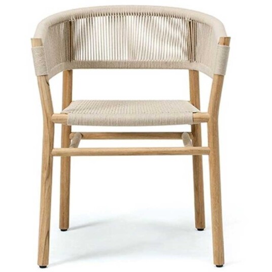 Ethimo Ethimo Kilt Dining Lenestol Teak / Sand Ethimo Ethimo Kilt Dining Lenestol Teak / Sand