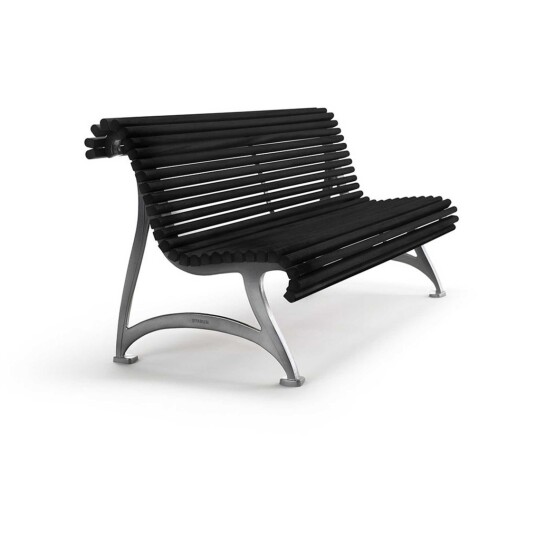 Byarums bruk Jujol sofa Natur/svartlasert mahogni 180 cm Svart Byarums bruk Jujol sofa Natur/svartlasert mahogni 180 cm Svart