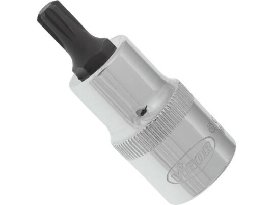 Vigor V2204 Slaghylse 1/2" Metrisk/Imperisk, Sølv 12.5 Mm Håndverktøy
