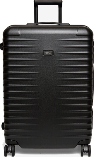 Titan trillekoffert Overseas med 4 hjul svart (Nightshade) M+ Titan trillekoffert Overseas med 4 hjul svart (Nightshade) M+