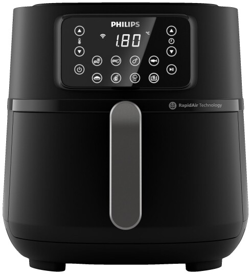 Philips HD9285 XXL Airfryer med 2000W Effekt og 7,2L Kapasitet, Sort/Sølv Philips HD9285 XXL Airfryer med 2000W Effekt og 7,2L Kapasitet, Sort/Sølv