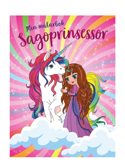 TUKAN Min Målarbok Sagoprinsessor - Multi/patterned - SWEDISH