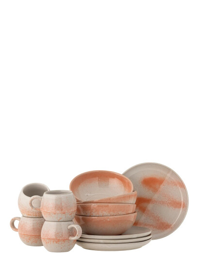 Bloomingville Paula Breakfast Set - Orange - ONE SIZE