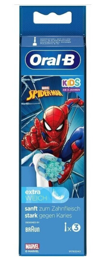 Oral-B Ekstra Tandbørstehoved Spiderman