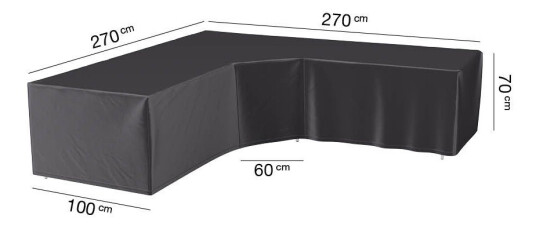AeroCover Møbeltrekk Aerocover Til loungegruppe 270 x 270 cm Svart