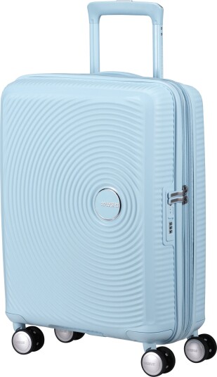 American Tourister Soundbox Spinner Koffert 35,5L Pastel Blue