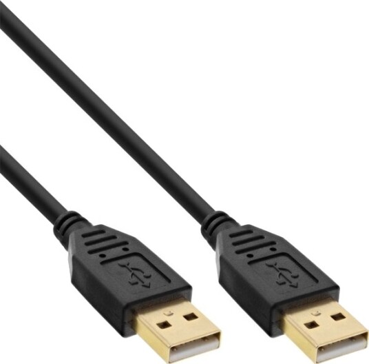 Inline 34330S 3 M Usb A Usb A Usb 2.0 Hankjønn/Hankjønn Svart