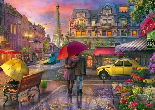 Schmidt Spiele Puslespill 500 Brikker Paris Magic
