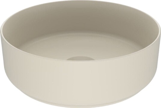 Svedbergs Myre Toppmontert servant 36x36 cm, u/blanderhull, Latte