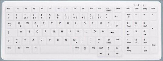 Active Key Medicalkey Ak-C7000 - Tastatur - Vaskbar Active Key Medicalkey Ak-C7000 - Tastatur - Vaskbar