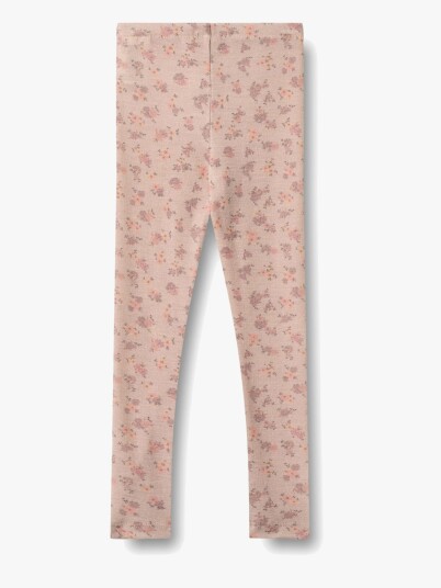 Wheat Agi Leggings Merinoull Lilac Flowers 116