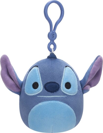 Squishmallows Veskeanheng 9 cm Disney Stitch Klips på Squishmallows OneSize Nøkkelring Blå Squishmallows Veskeanheng 9 cm Disney Stitch Klips på Squishmallows OneSize Nøkkelring Blå