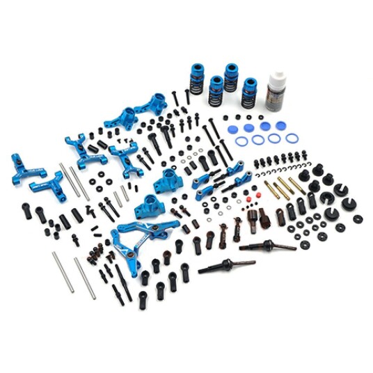 Yeah Racing TATT-S03BU RWD Drift Performance Conversion Kit for