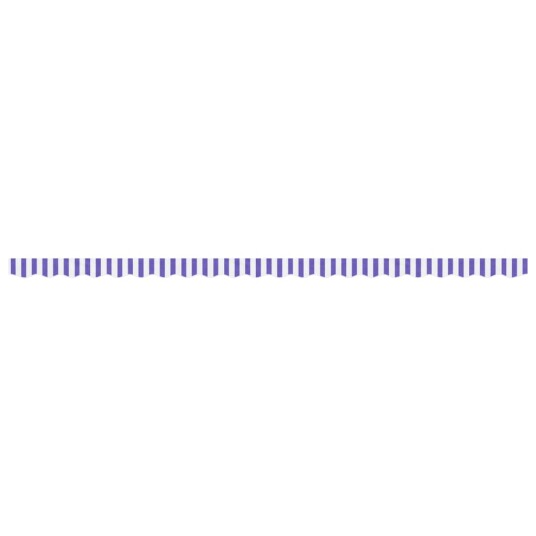  Erstatningsstoff for markisekappe blå og hvit stripe 5 m 367748