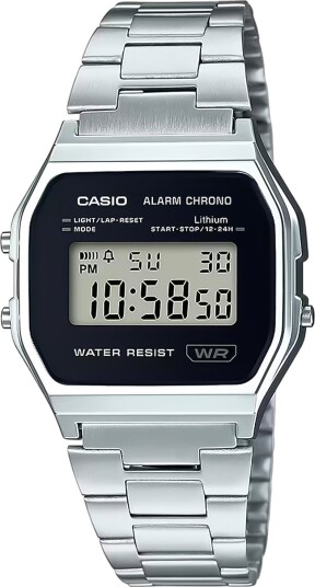 Casio A158wea-1Ef, Vanntett, Elektronisk