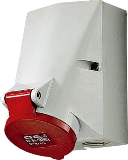 Mennekes CEE Vegguttak (4-pol 32A) 400V IP44