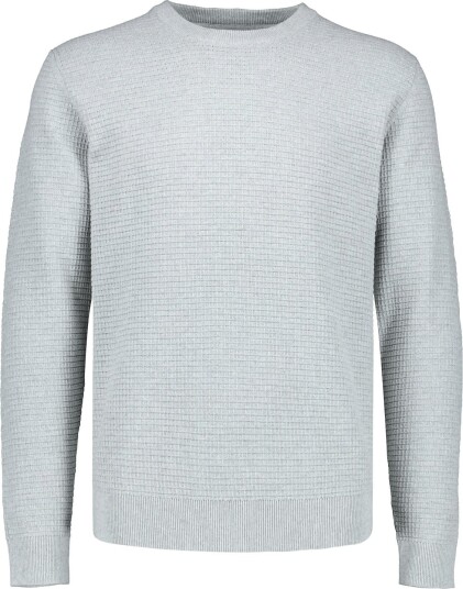Lindbergh Structure O Neck Knit L/S   GREY MEL   M