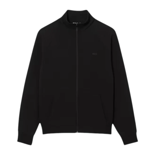 Lacoste Carded Wool Half Zip Navy