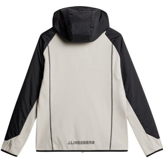 J.Lindeberg Scott Hybrid Hood Colorblock Black