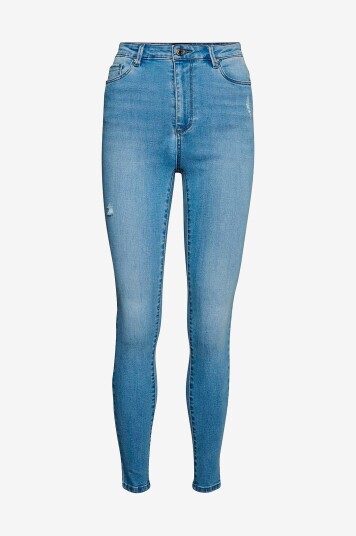 Vero Moda - Jeans vmSophia HR Skinny - Blå