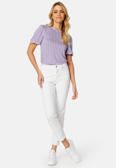 Happy Holly Noella top Purple / Floral 32/34